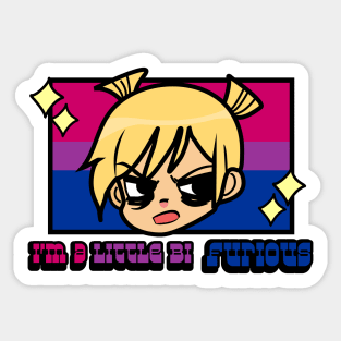 Bi furious Sticker